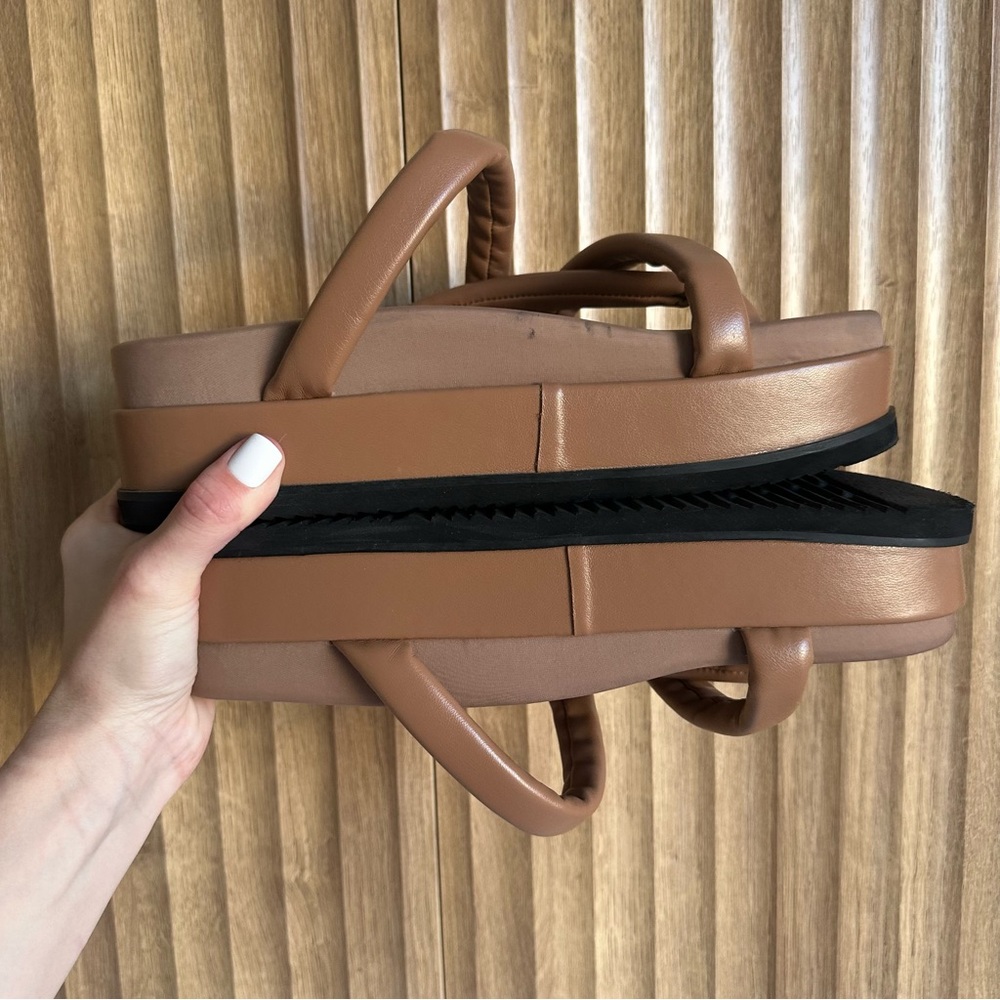 ROAM Asymmetrical Stack Platform Strappy Sandals - Picture 7 of 8